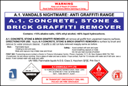 Concrete, Stone & Brick Graffiti Remover