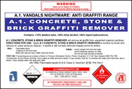 Concrete, Stone & Brick Graffiti Remover