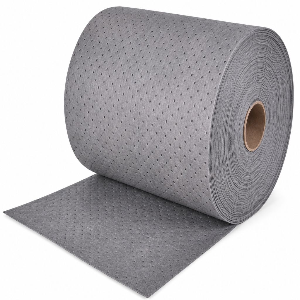 General Purpose Grey Heavy Duty Perforated Absorbent Roll